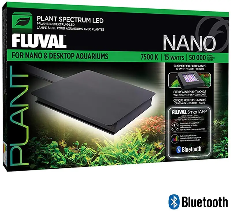 Hagen Fluval Plant Bluetooth Nano LED Luz de acuario (15 W)