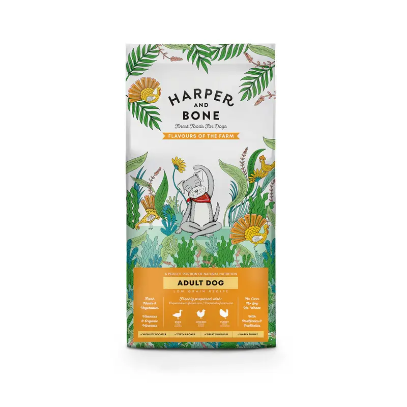 HARPER&BONE Flavours of the farm Adult Dog para perros