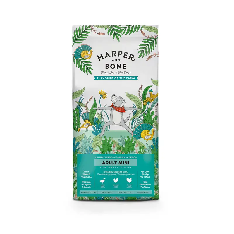 HARPER&BONE Flavours of the farm Adult Mini para perros