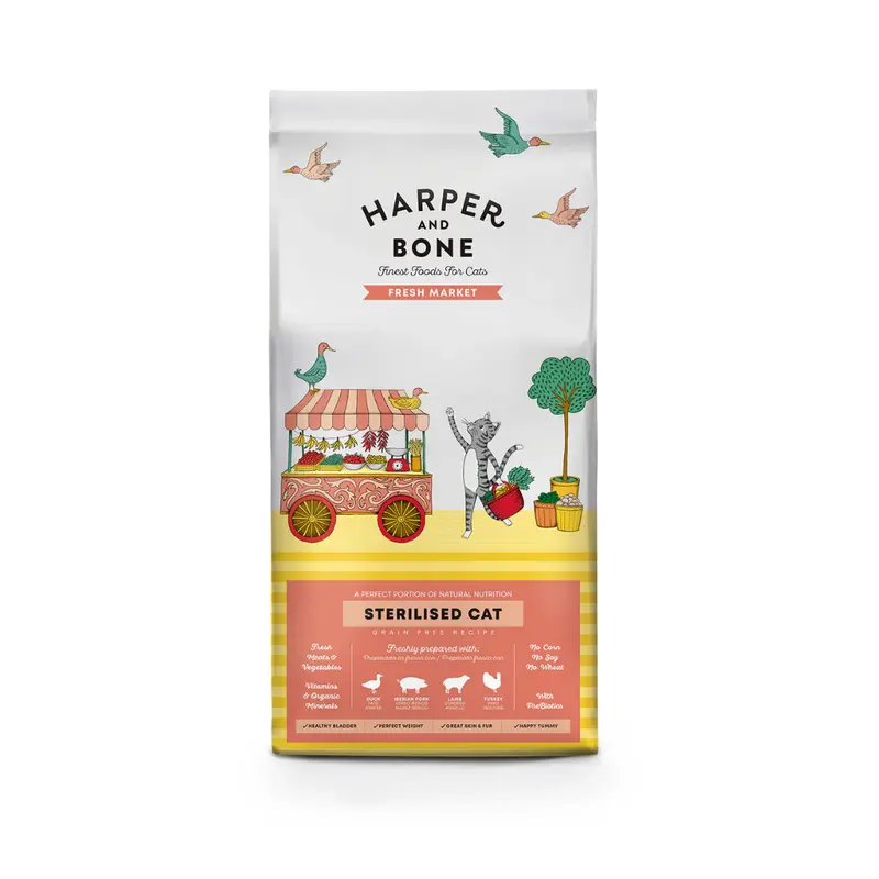 HARPER&BONE Fresh Market Sterilised Cat para gatos
