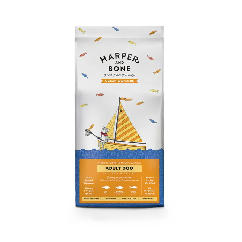 HARPER&BONE Ocean Wonders Adult Dog para perros