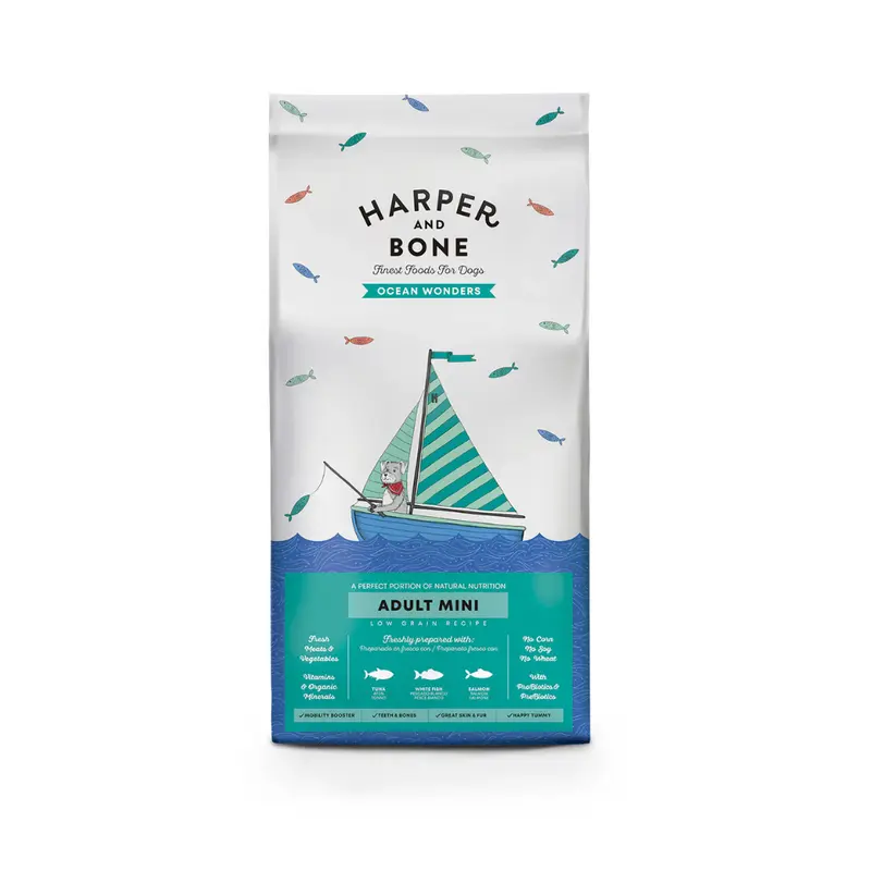 HARPER&BONE Ocean Wonders Adult Mini para perros