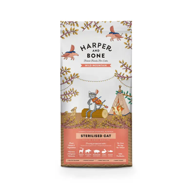 HARPER&BONE Wild Mountain Sterilised Cat para gatos