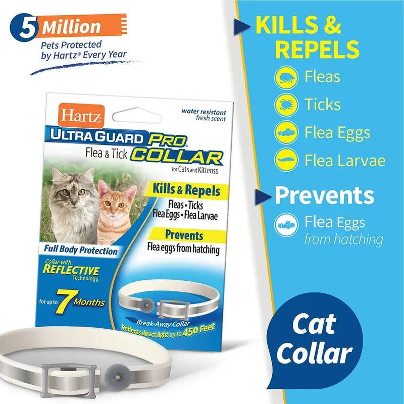 Hartz UltraGuard Pro - Collar reflectante para gatos y gatitos