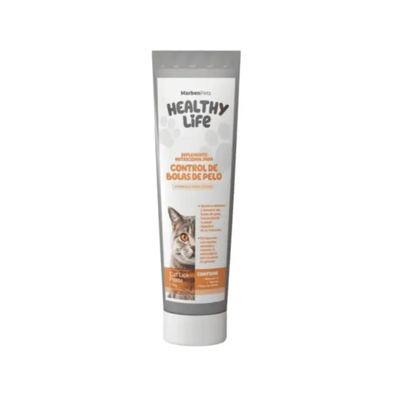 Healthy Life Lick Paste Gatos Control Bolas De Pelo 110 g