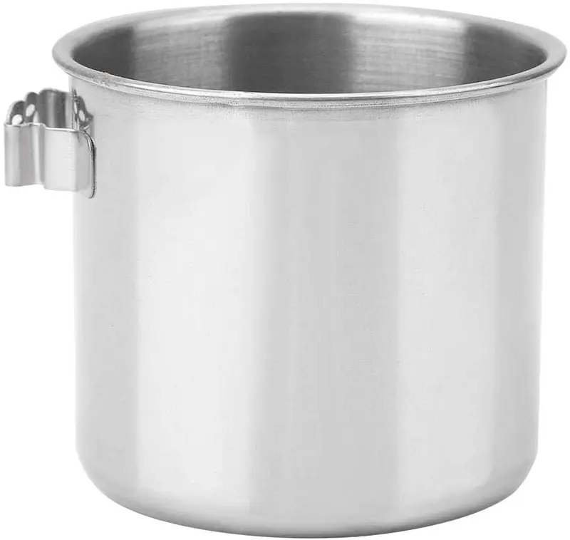 HEEPDD – Jaula para pájaros comedor, copa de acero inoxidable para alimento de agua, jaulas de alimentación, cuencos, accesorios para loros, conejo, hámster, conuro, pájaros