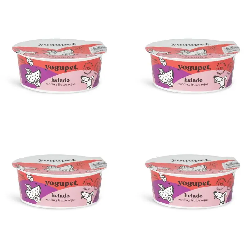 Helados para Perros y Gatos Yogupet de Sandía y Frutos Rojos