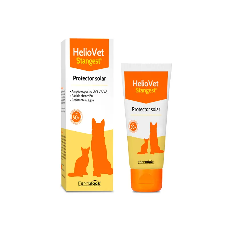 Heliovet Protector Solar SPF50+ para Perros y Gatos | Stangest