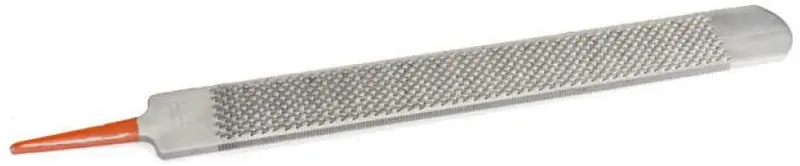 Heller Farrier - Raspador de pezuñas (14.0 in), color rojo