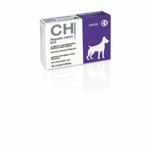 Hepato Chem Pro 200/50 30 Comprimidos | Hepatoprotector para Perros