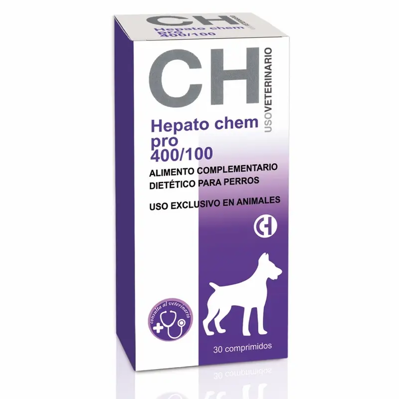 Hepato Chem PRO 400/100 Perro (30 comp.) – Chemical Iberica