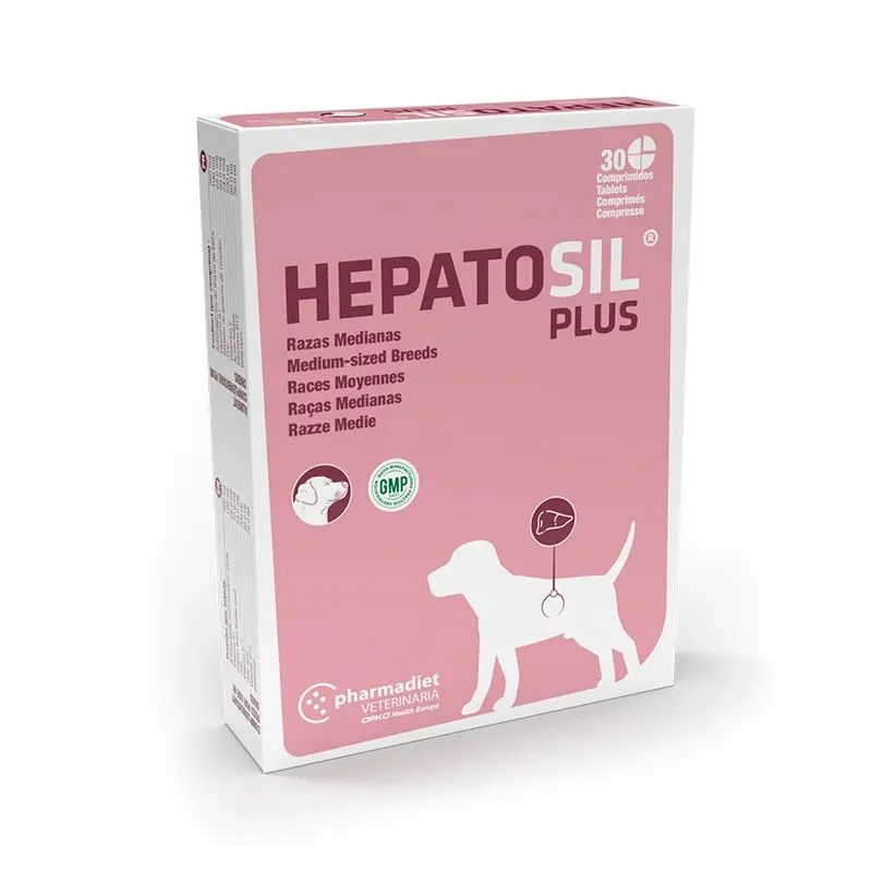 Hepatosil Plus Razas Medianas y Grandes 30 Comprimidos – Hepatoprotector Canino | Pharmadiet