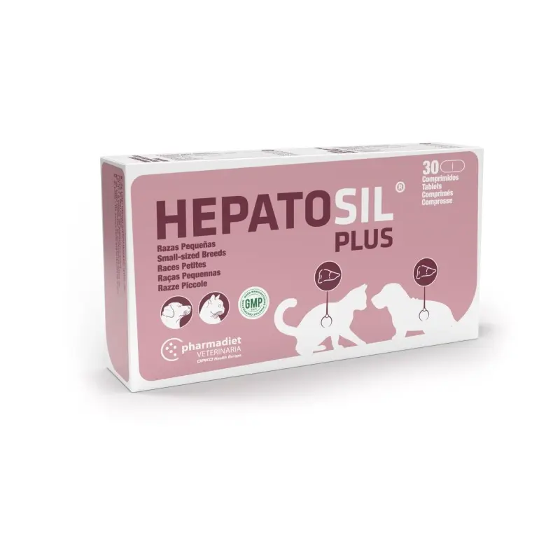 Hepatosil Plus Razas Pequeñas 30 Comprimidos – Hepatoprotector para Perros y Gatos | Pharmadiet