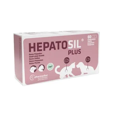 Hepatosil Plus Razas Pequeñas 60 Comprimidos – Hepatoprotector para Perros y Gatos | Pharmadiet