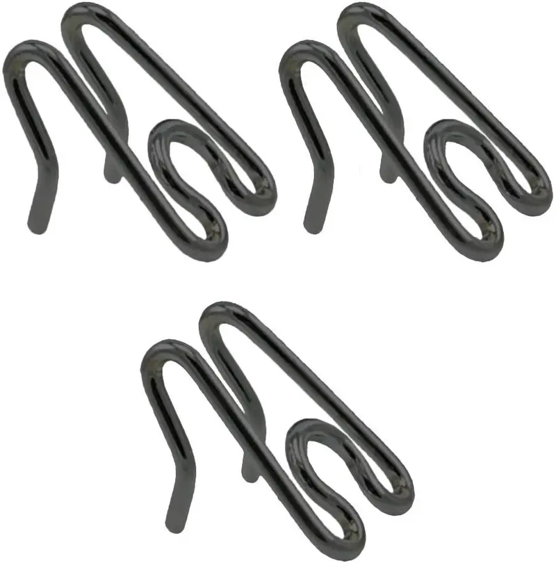 Herm Sprenger – Paquete de 3 – 2,25 mm Negro Spike/Pinch/Púas de acero inoxidable extra Enlace 50530
