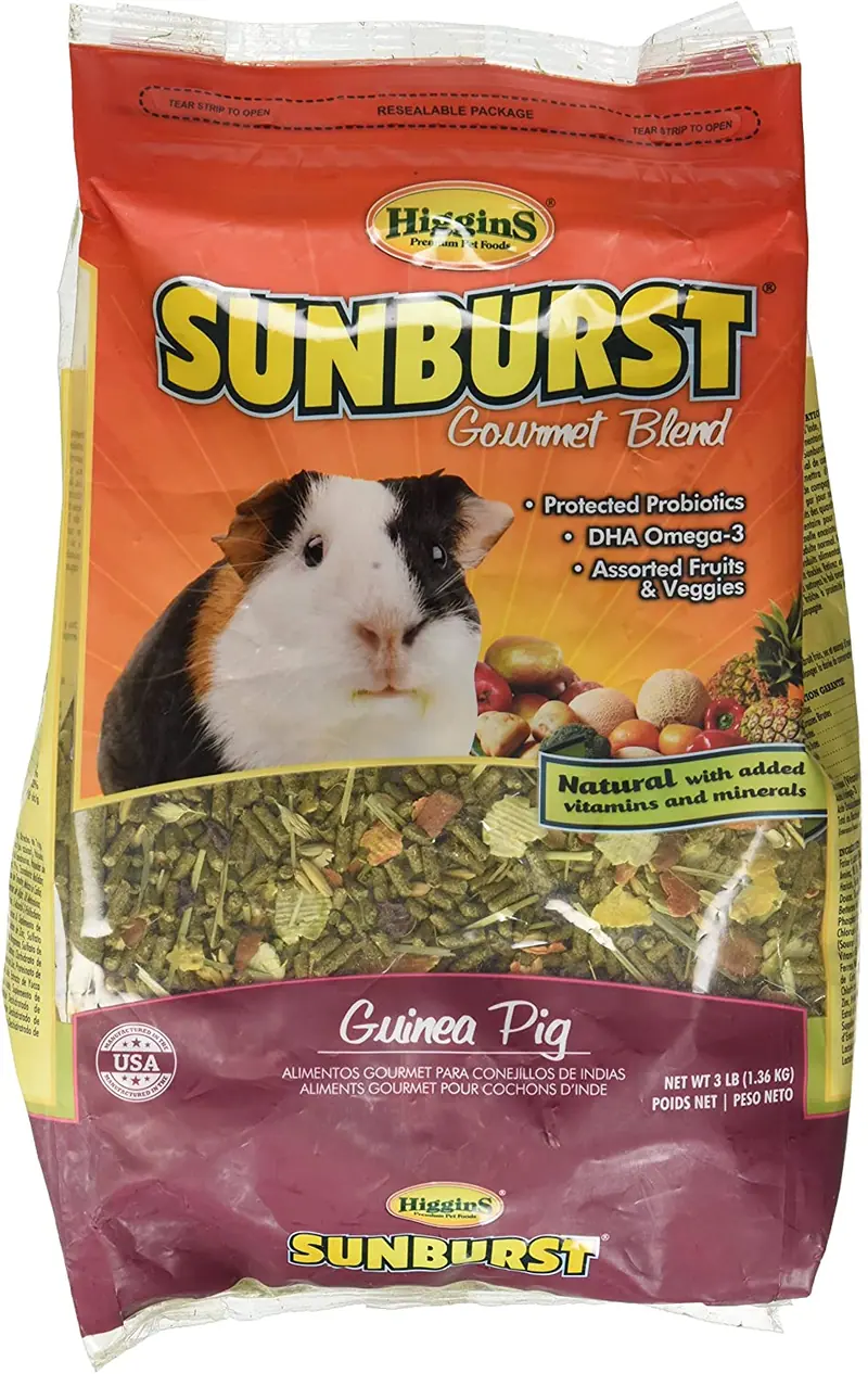 Higgins Sunburst Gourmet conejillo de Indias Alimentos Mix