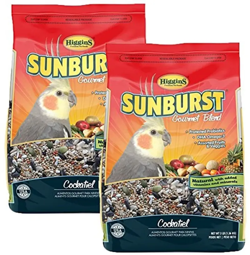 Higgins Sunburst Gourmet Food Mix for Cockatiels