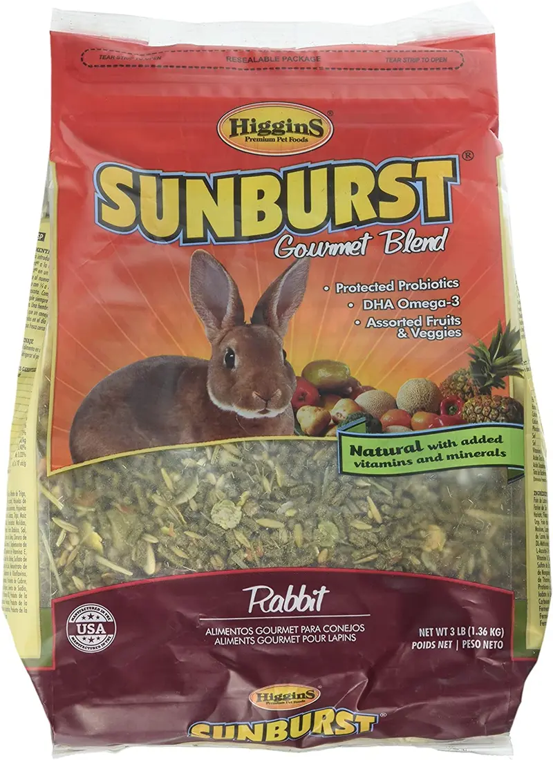 Higgins Sunburst - Mezcla de alimentos para conejo