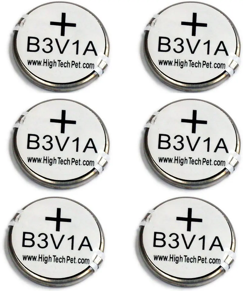 High Tech Pet 6-Pack Electronic Collar Batería para modelo MS-4 y MS-5