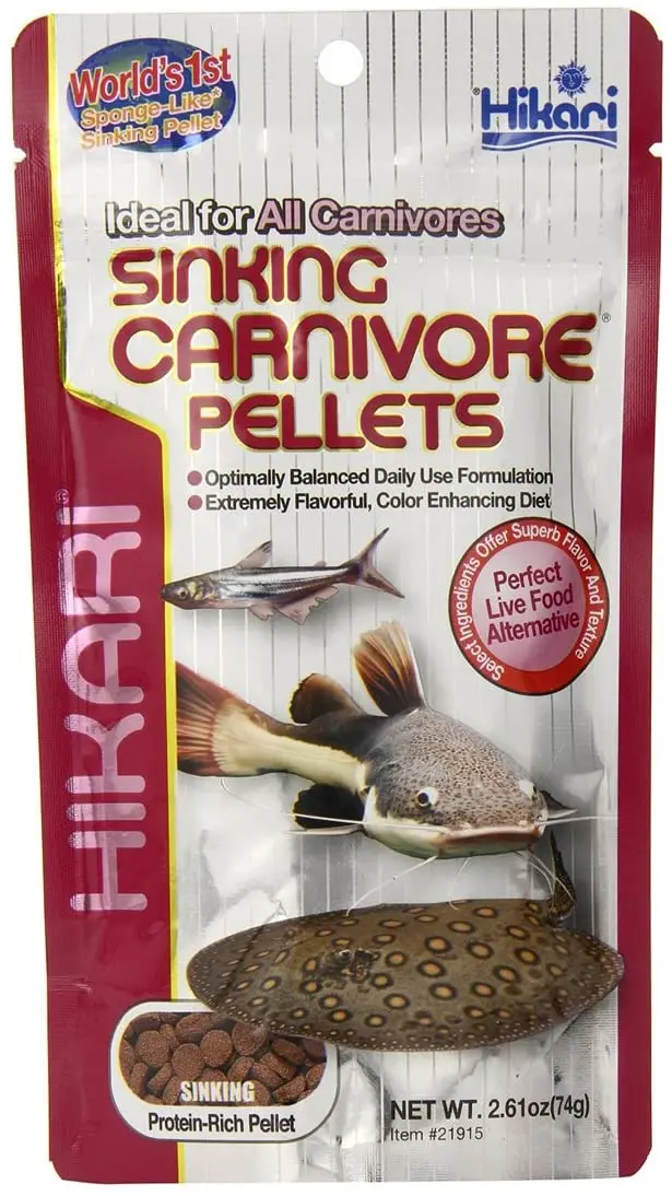 Hikari - Pellets de carnívoro para mascotas, 2.61 onzas (2 unidades) por HIKARI