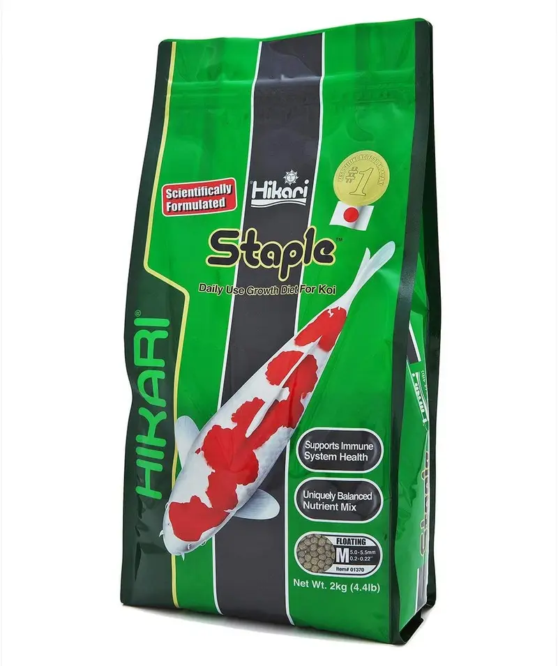 Hikari - Pellets flotantes para Koi y Peces de Estanque, tamaño mediano