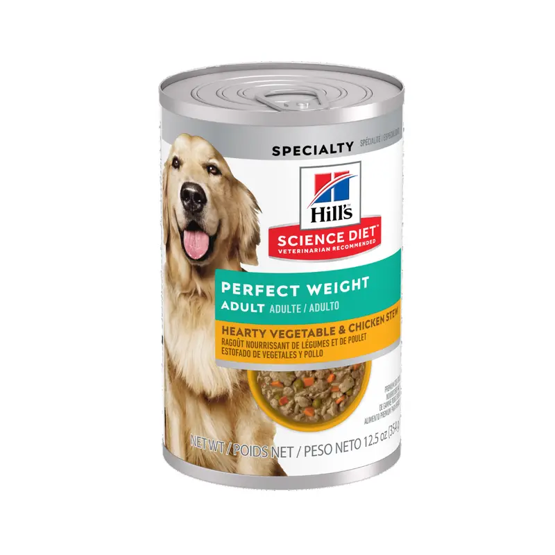 Hills Adult Perfect Weight Perro Lata 12.5 Oz