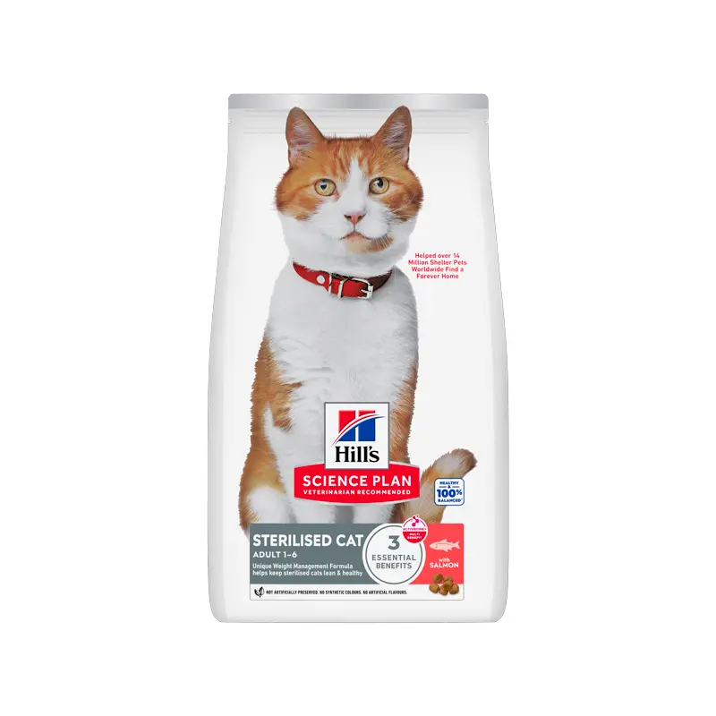 Hill's Adult Sterilised Salmón pienso para gatos