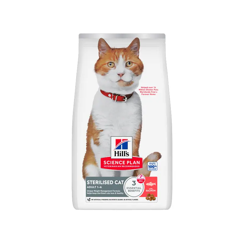 Hill's Adult Sterilised Salmón pienso para gatos