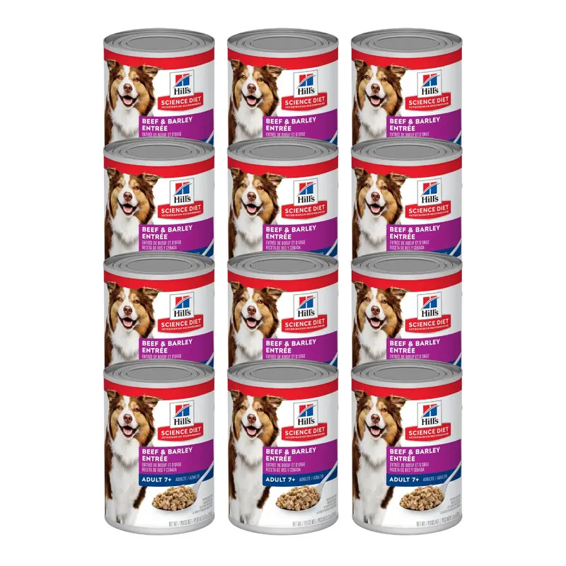 Hills Adulto 7+ Barley Lata 370 G 12 Pz