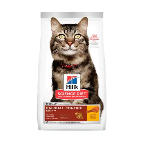 HILLS F ADULT 7+ HAIR BALL 3.5 LB (1,59KG )