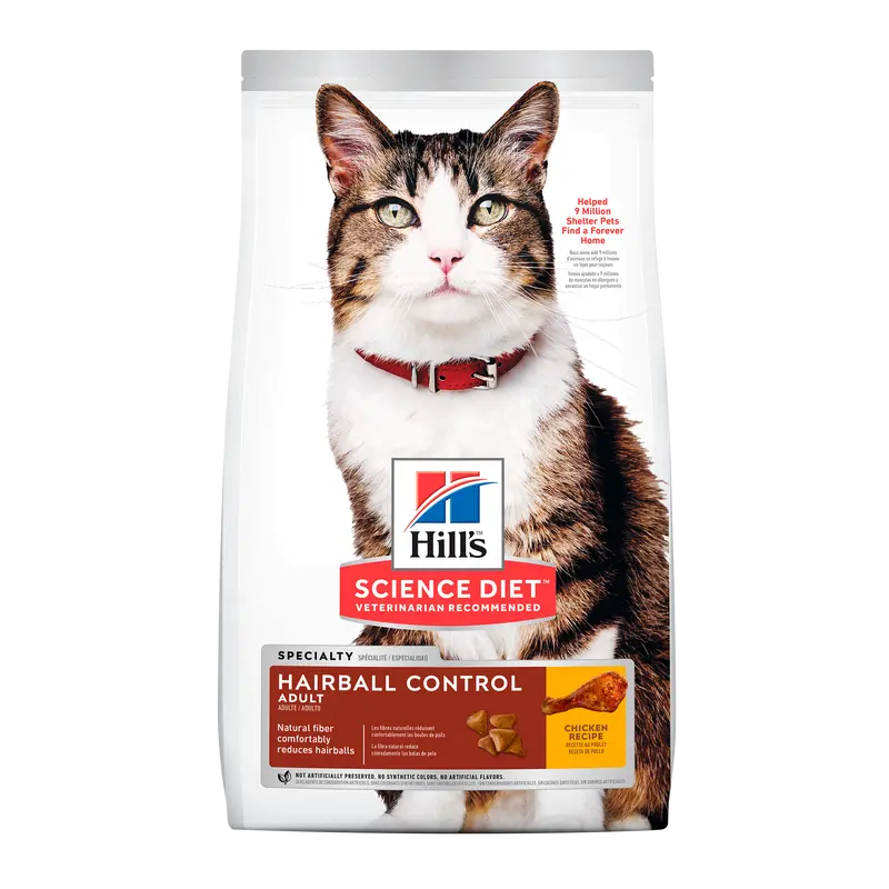 Hills Feline Adult Hairball 7 Lb Bolas de Pelo