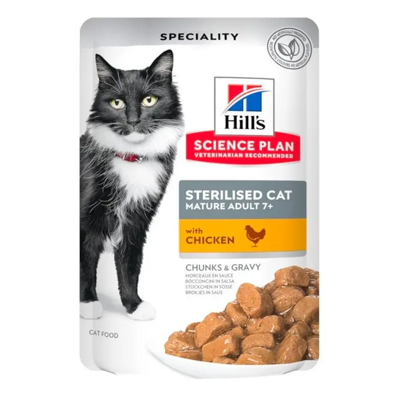 Hill's Gato Multipack Sterilised Mature Pollo 85gr