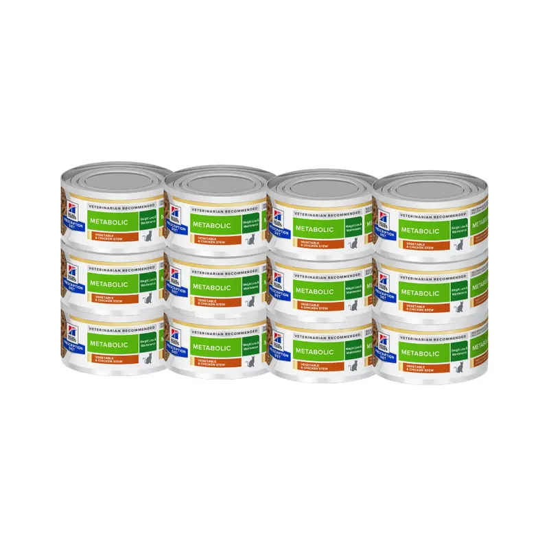 Hills Lata Metabolic Gato 2.5Oz 12 Pz