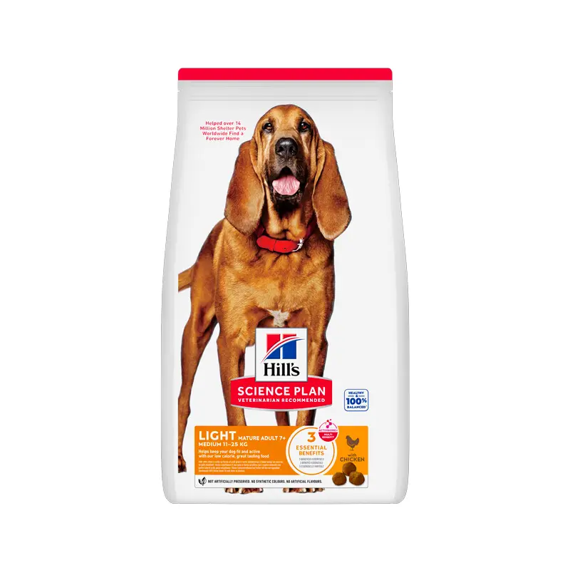 Hill's Mature Adult 7+ Medium Light con pollo pienso para perros