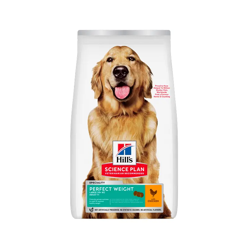 Hill's Perfect Weight Large con pollo pienso para perros