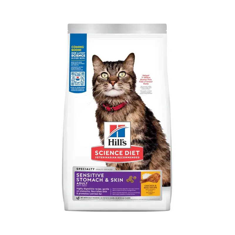 Hills Sensitive Stomach & Skin Gato 1.58 Kg