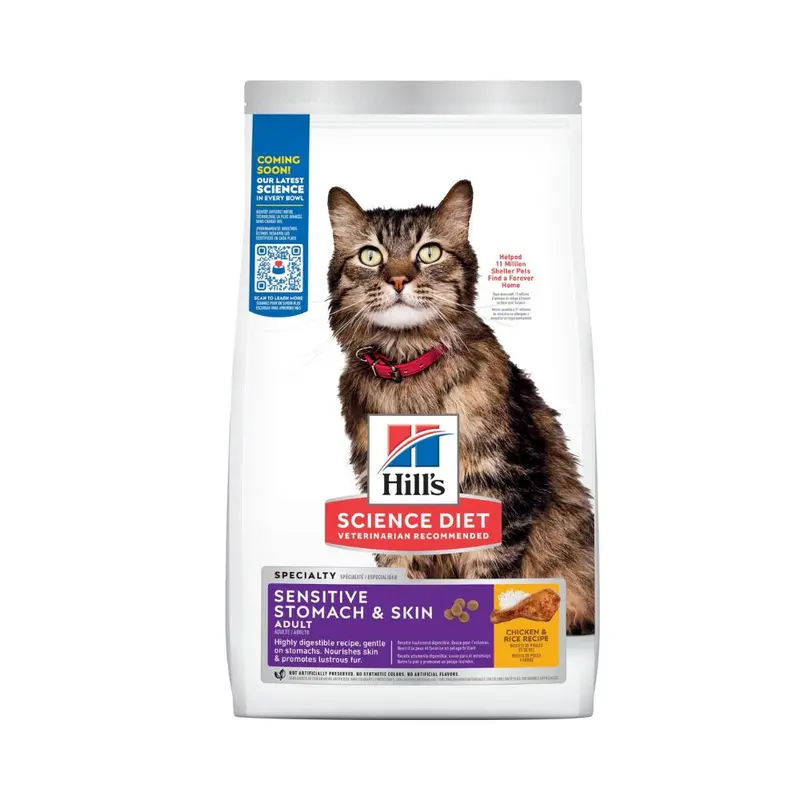 Hills Sensitive Stomach & Skin Gato 7.03 Kg