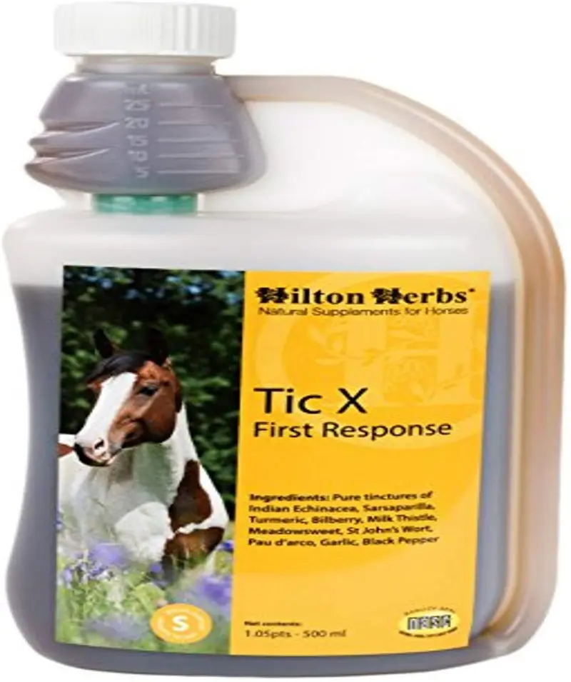 Hilton Herbs 71420 Tic-X First Response Comida para caballos, 1.05 onzas