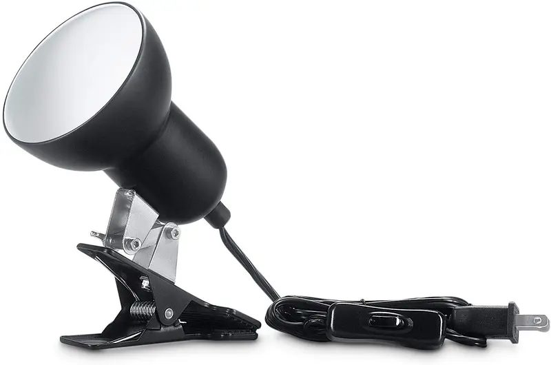 HOKE Clamp lámpara Fixture para reptiles. Calor de lámpara y Hábitat iluminación soporte