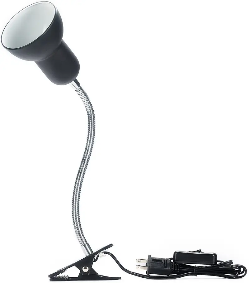 Hoke Flexible Clamp Lamp Fixture for Reptiles. Soporte para lámparas de terrario y de iluminación de Hábitat.