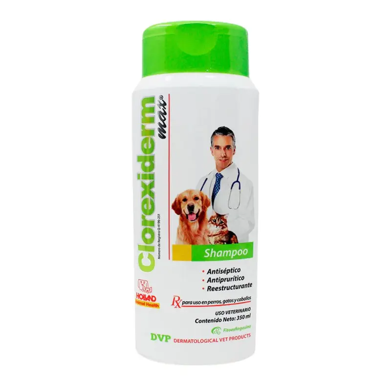 Holland Clorexiderm Shampo Max 350Ml