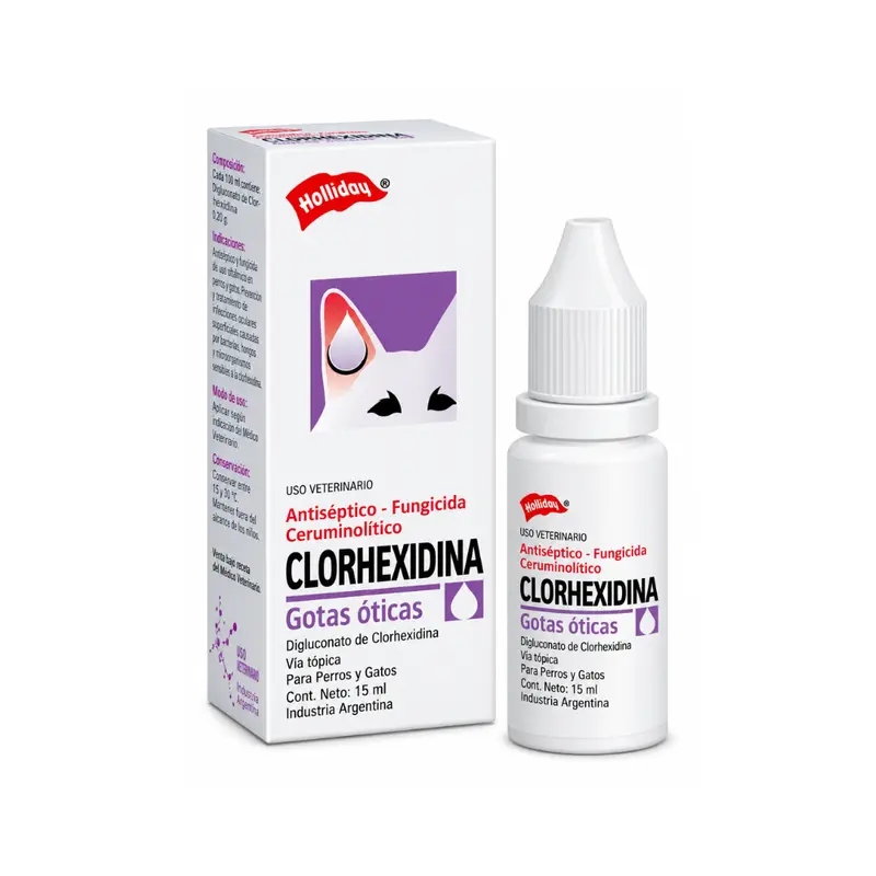 Holliday Clorhexidina Gotas Oticas 15Ml
