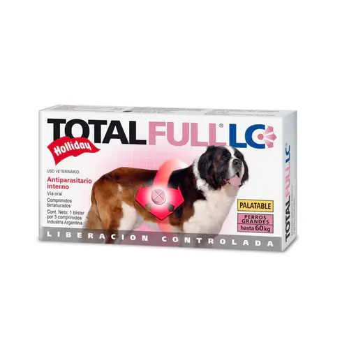Holliday Total Full Lc Perro Grande 60Kg 3Tab