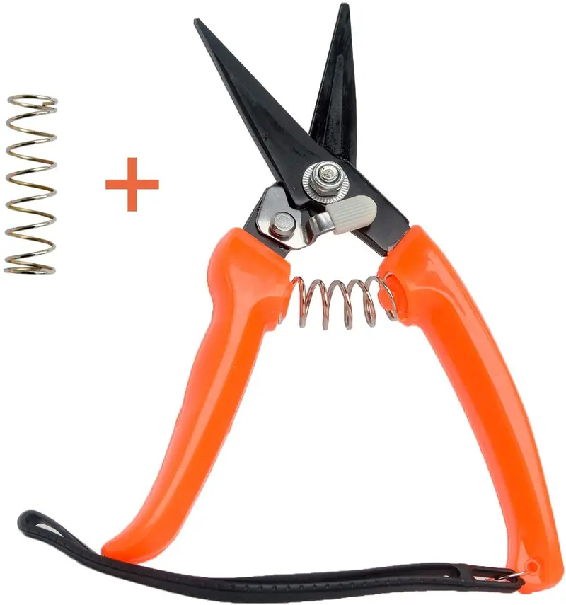 Hoof Trimmers - Cortaúñas para cordero de oveja, alpaca, ganchos de cordero multiusos, cortador de arbustos de acero al carbono con muelle más fuerte