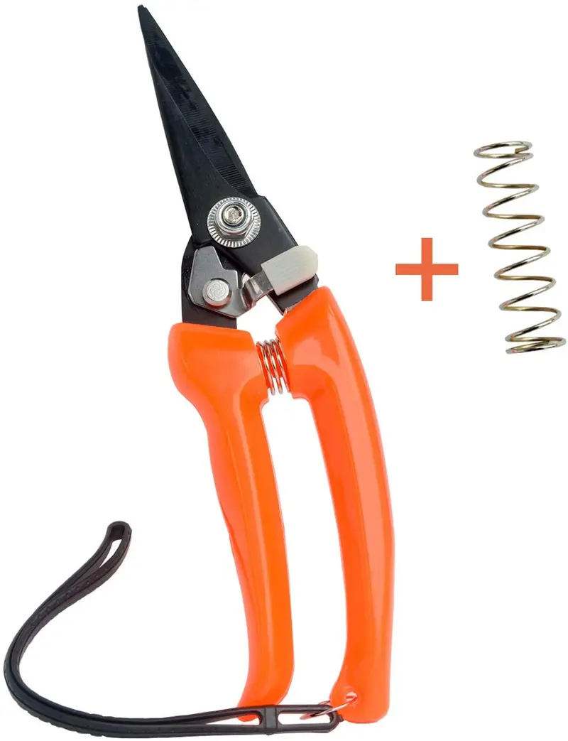 Hoof Trimmers for Goat Sheep Hoof Trimming Shears Multiuse Carbon Steel Hooves Trimmer Floral Gardening Scissors, Serrated Blade, Upgrade Switch Lock, Stronger Spring Load