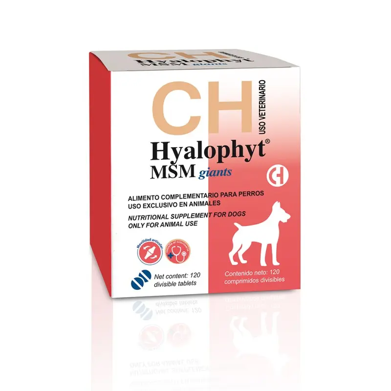 Hyalophyt Razas Gigantes MSM – Condroprotector Articular para Perros Grandes