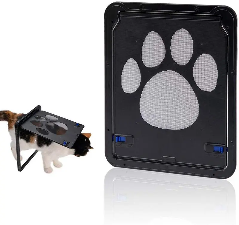 Hyindoor - Protector de puerta para puerta corredera para mascotas