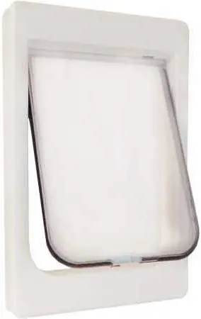 Ideal Pet de productos 7.5-by-10.5-inch para puerta, diseño de gato con marco telescópico