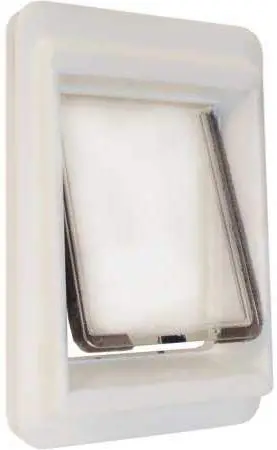 Ideal Productos Pet Cat Flap de plástico Medium Electric Pet Puerta
