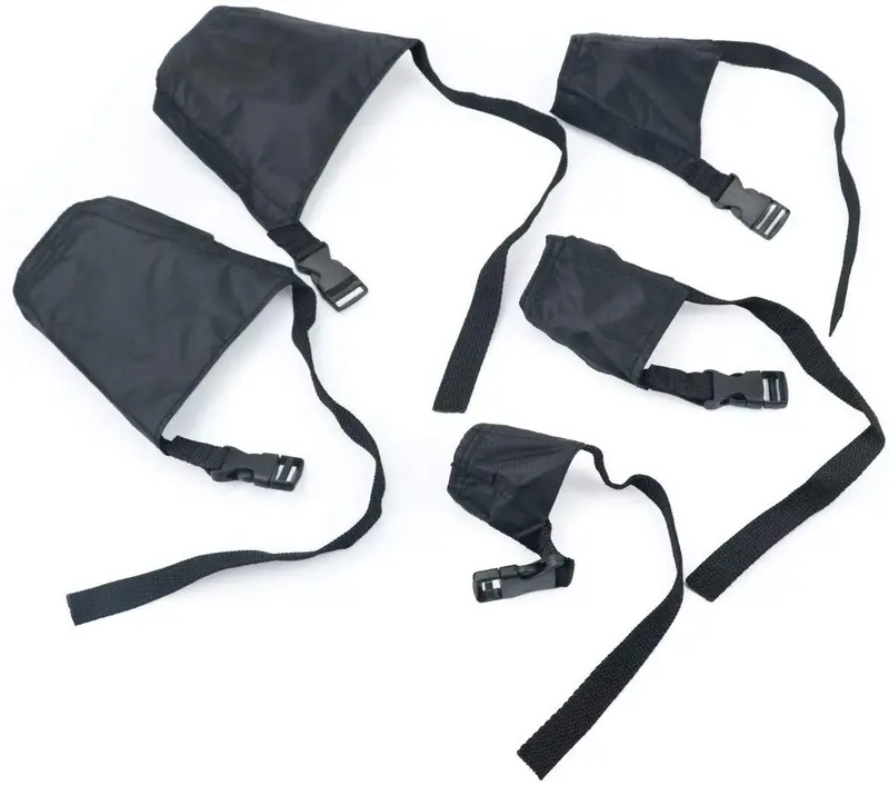 Idepet - Juego de bozales para perro, cubierta ajustable para boca de perro, bozales antimordeduras para perros pequeños, medianos y grandes